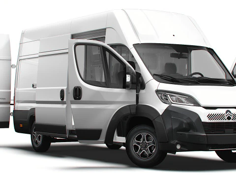 Interior Citroen dan Jumper Van L4H3 HQ 2025 Model 3D