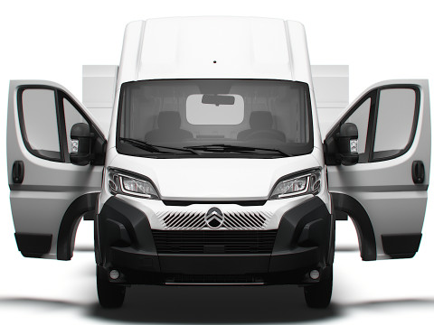 Citroen e Jumper Van L4H3 HQ Interior 2025 3Dモデル