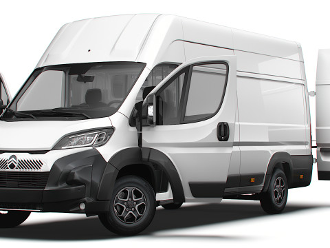 Citroen e Jumper Van L4H3 HQ Interior 2025 3Dモデル