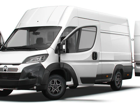 Citroen e Jumper Van L4H3 HQ Interni 2025 Modello 3D