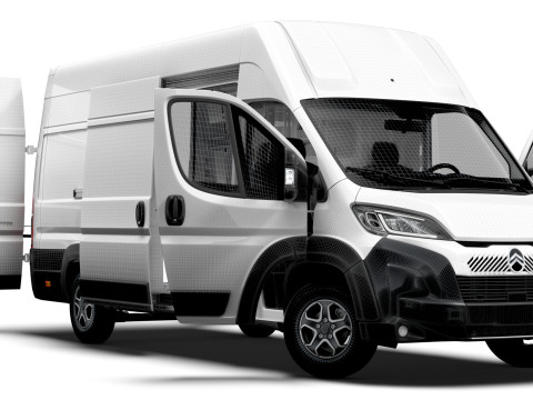 Citroen e Jumper Van L4H3 HQ Interior 2025 3Dモデル