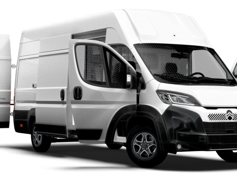 Citroen e Jumper Van L4H3 HQ Interni 2025 Modello 3D