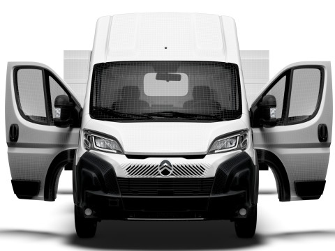 Citroen e Jumper Van L4H3 HQ Interior 2025 3Dモデル
