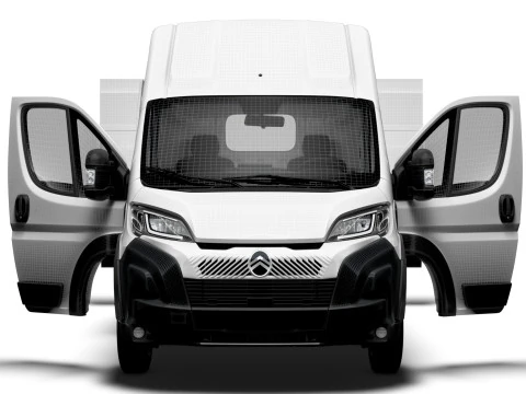 Citroen e Jumper Van L4H3 HQ Interni 2025 Modello 3D