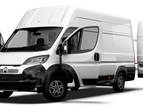 Citroen e Jumper Van L4H3 HQ Interior 2025 3Dモデル