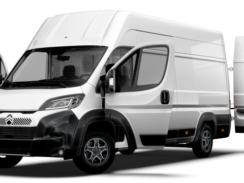 Citroen e Jumper Van L4H3 HQ Interni 2025 Modello 3D