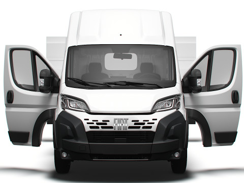 Fiat e Ducato Van L4H3 HQ Interior 2025 Model 3D