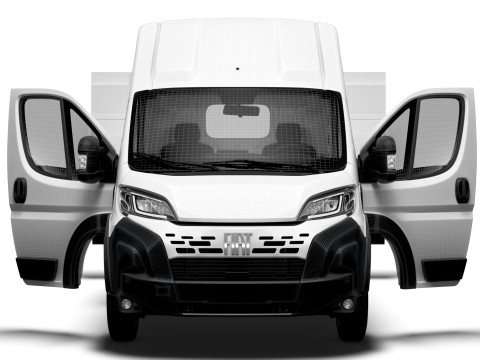 Fiat e Ducato Van L4H3 HQ Interior 2025 Model 3D