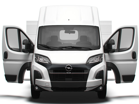 Opel Movano e Van L4H3 HQ Interior 2025 Modello 3D