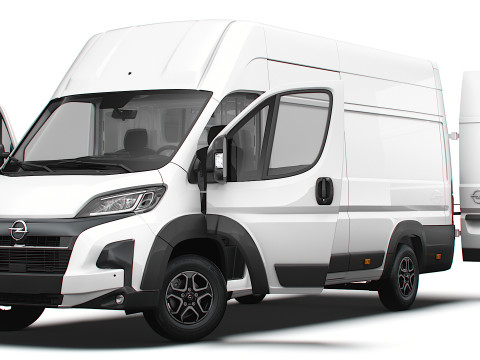 Opel Movano e Van L4H3 HQ Interior 2025 Modello 3D
