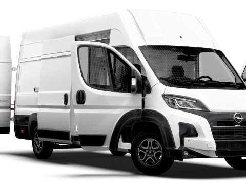 Opel Movano e Van L4H3 HQ Interior 2025 Modello 3D