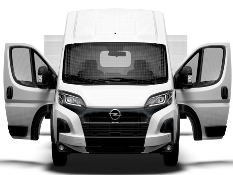 Opel Movano e Van L4H3 HQ Interior 2025 Modello 3D
