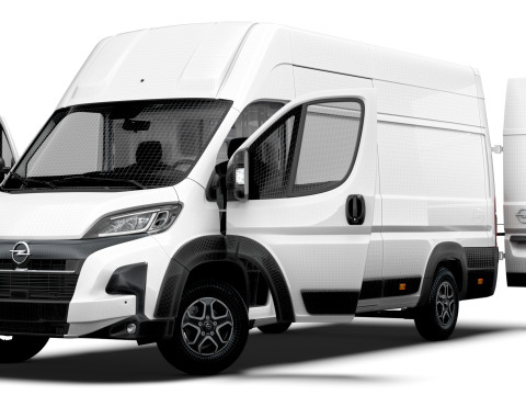 Opel Movano e Van L4H3 HQ Interior 2025 Modello 3D