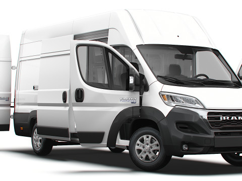 RAM Promaster e Van L4H3 HQ Interior 2025 3Dモデル