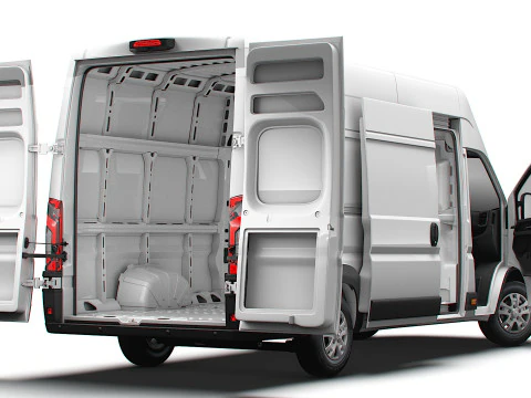 RAM プロマスター e バン L4H3 HQ インテリア 2025 3Dモデル