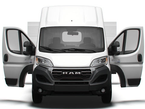 RAM Promaster e Van L4H3 HQ Interior 2025 3Dモデル
