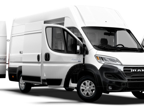 RAM Promaster e Van L4H3 HQ Interior 2025 3Dモデル