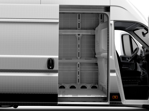 RAM Promaster e Van L4H3 HQ Interior 2025 3Dモデル