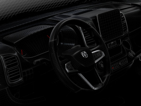 RAM Promaster e Van L4H3 HQ Interior 2025 3Dモデル