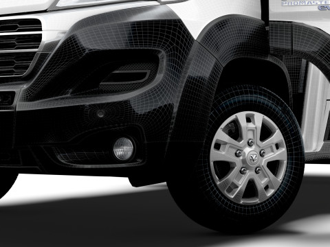 RAM Promaster e Van L4H3 HQ Interior 2025 3Dモデル