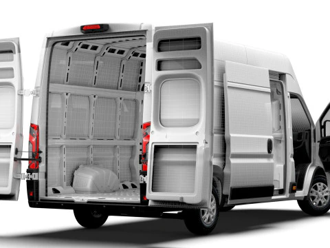 RAM プロマスター e バン L4H3 HQ インテリア 2025 3Dモデル