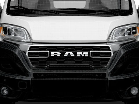 RAM プロマスター e バン L4H3 HQ インテリア 2025 3Dモデル