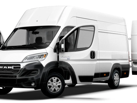 RAM プロマスター e バン L4H3 HQ インテリア 2025 3Dモデル