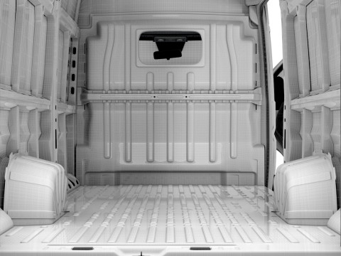 RAM Promaster e Van L4H3 HQ Interior 2025 3Dモデル