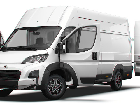 Toyota ProAce Electric Max Van L4H3 HQ Interior 2025 3D Model