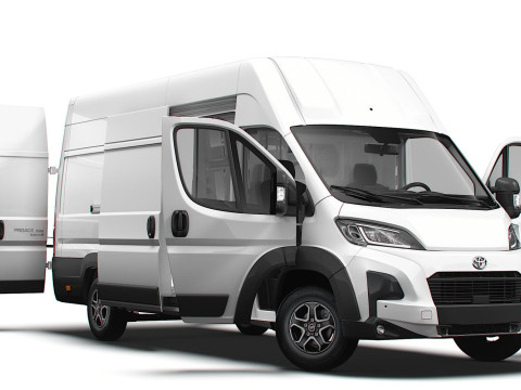 Toyota ProAce Electric Max Van L4H3 HQ Interior 2025 3D Model