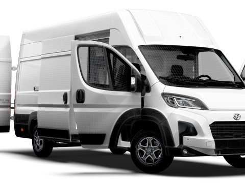 Toyota ProAce Electric Max Van L4H3 HQ Interior 2025 3D Model
