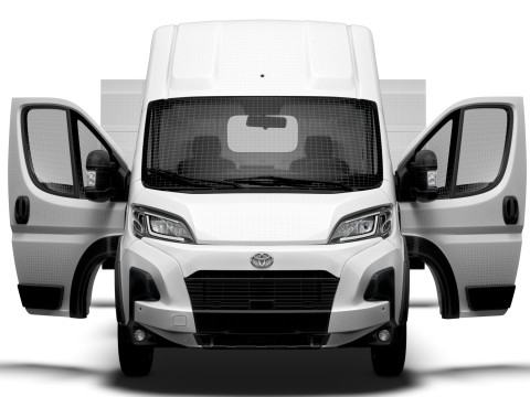 Toyota ProAce Electric Max Van L4H3 HQ Interior 2025 3D Model