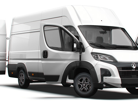 Vauxhall Movano e Van L4H3 HQ Interior 2025 3D Model