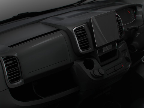 Vauxhall Movano e Van L4H3 HQ Interior 2025 Modello 3D