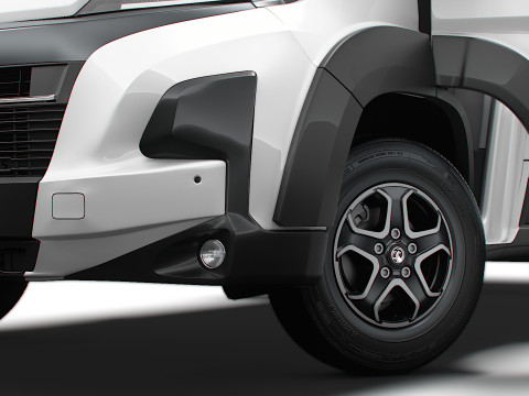 Vauxhall Movano e Van L4H3 HQ Interior 2025 Modello 3D