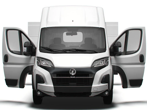 Vauxhall Movano e Van L4H3 HQ Interior 2025 3D Model