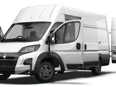 Vauxhall Movano e Van L4H3 HQ Interior 2025 3D Model