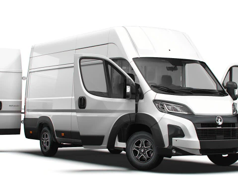 Vauxhall Movano e Van L4H3 HQ Interior 2025 3D Model