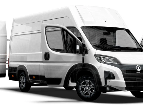 Vauxhall Movano e Van L4H3 HQ Interior 2025 3D Model
