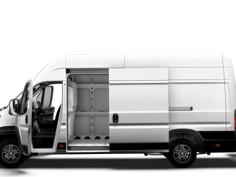 Vauxhall Movano e Van L4H3 HQ Interior 2025 3D Model