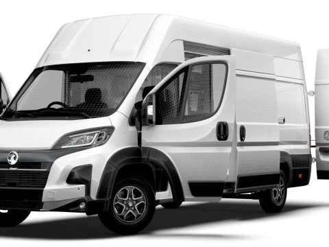 Vauxhall Movano e Van L4H3 HQ Interior 2025 3D Model