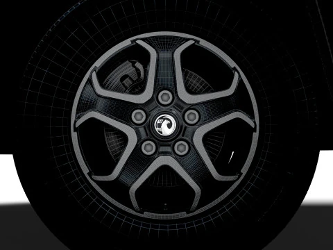 Vauxhall Movano e Van L4H3 HQ Interior 2025 3D Model