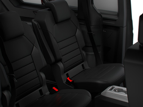 VW T7 Multivan Long HQ Interior 2025 3Dモデル