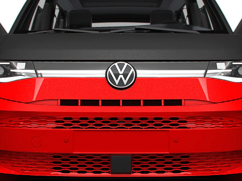 VW T7 Multivan Long HQ Interior 2025 3D Model