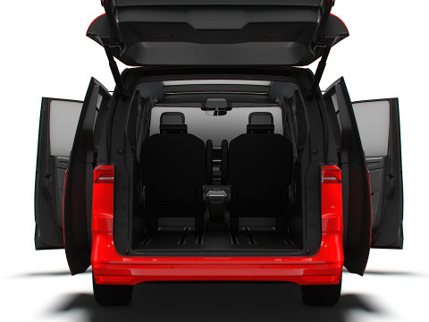 VW T7 Multivan Long HQ Interior 2025 3Dモデル