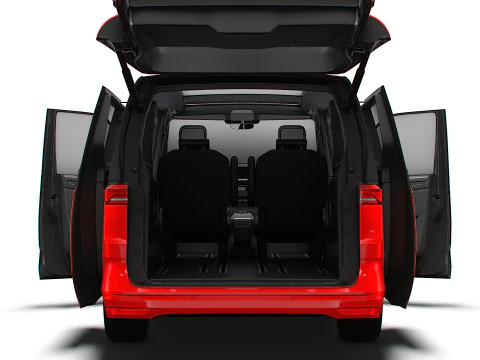 VW T7 Multivan Long HQ Interior 2025 3D Model