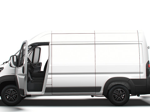 Citroen e Jumper Van L2H2 HQ Interior 2025 Modello 3D