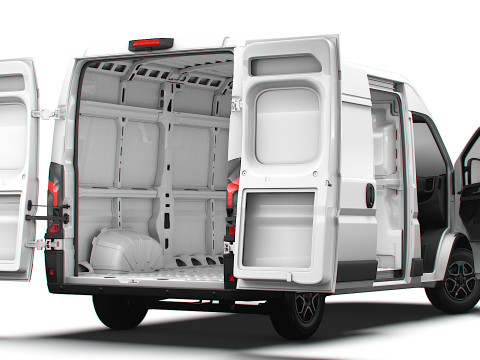Citroen e Jumper Van L2H2 HQ Interior 2025 Modello 3D