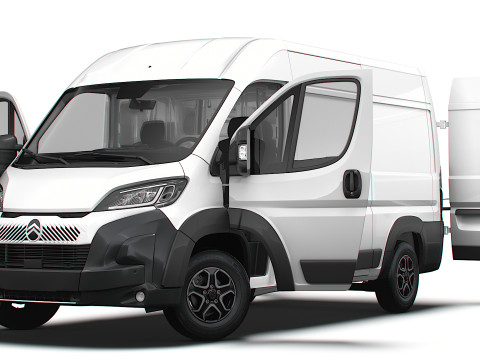 Citroen e Jumper Van L2H2 HQ Interior 2025 Modello 3D