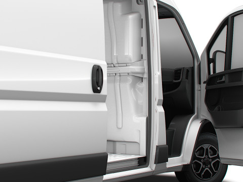 Citroen e Jumper Van L2H2 HQ Interior 2025 Modello 3D